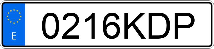 Numer rejestracyjny 0216KDP posiada RENAULT MEGANE