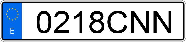 Numer rejestracyjny 0218CNN posiada MERCEDES E 320 (210)