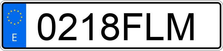 Numer rejestracyjny 0218FLM posiada BMW SERIE 3