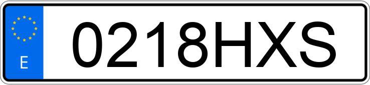 Numer rejestracyjny 0218HXS posiada MERCEDES C (204)