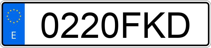 Numer rejestracyjny 0220FKD posiada VOLKSWAGEN GOLF Numer rejestracyjny 0220FKD posiada VOLKSWAGEN GOLF