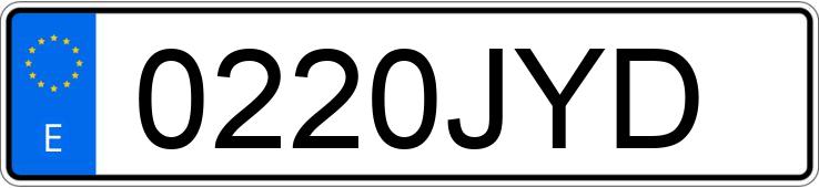 Numer rejestracyjny 0220JYD posiada PEUGEOT 3008