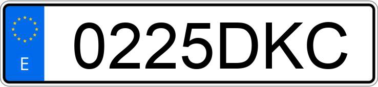 Numer rejestracyjny 0225DKC posiada NISSAN MICRA