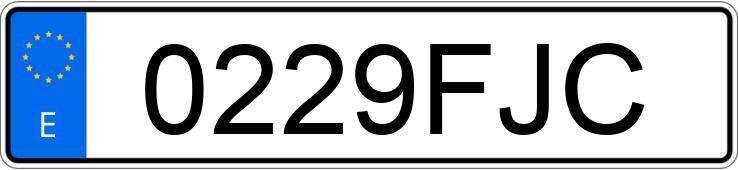 Numer rejestracyjny 0229FJC posiada HONDA CIVIC