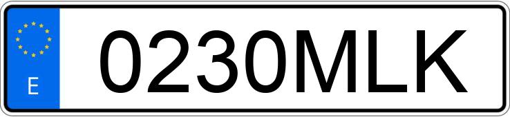 Numer rejestracyjny 0230MLK posiada MERCEDES A (176)