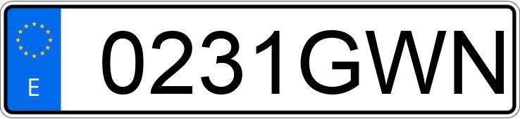 Numer rejestracyjny 0231GWN posiada RENAULT GRAND SCENIC