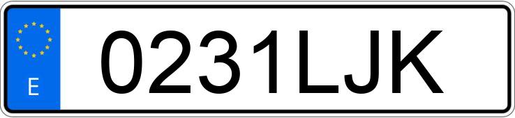 Numer rejestracyjny 0231LJK posiada MERCEDES CLA (118)