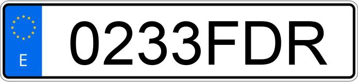 Numer rejestracyjny 0233FDR posiada AUDI A4