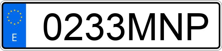 Numer rejestracyjny 0233MNP posiada DAF XG