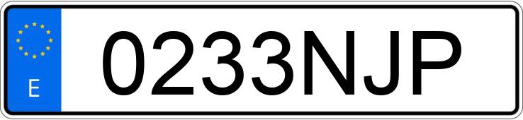 Numer rejestracyjny 0233NJP posiada BMW X2