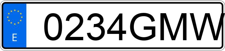 Numer rejestracyjny 0234GMW posiada CITROEN C5