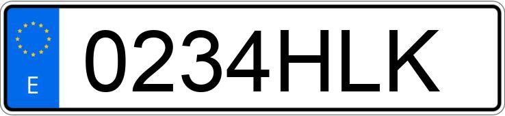 Numer rejestracyjny 0234HLK posiada NISSAN QASHQAI Numer rejestracyjny 0234HLK posiada NISSAN QASHQAI