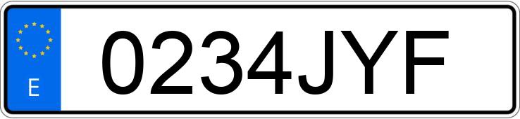 Numer rejestracyjny 0234JYF posiada VOLKSWAGEN POLO Numer rejestracyjny 0234JYF posiada VOLKSWAGEN POLO