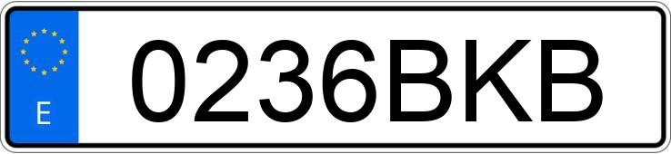 Numer rejestracyjny 0236BKB posiada IVECO DAILY