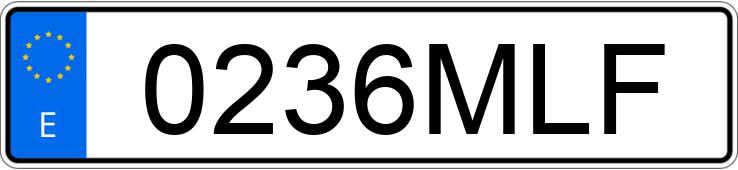 Numer rejestracyjny 0236MLF posiada SKODA FABIA