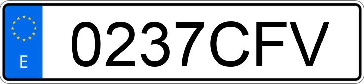 Numer rejestracyjny 0237CFV posiada FIAT PUNTO Numer rejestracyjny 0237CFV posiada FIAT PUNTO