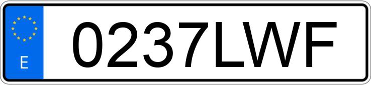 Numer rejestracyjny 0237LWF posiada SEAT ATECA