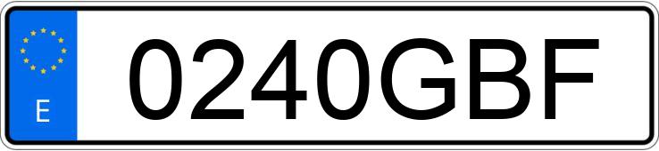 Numer rejestracyjny 0240GBF posiada BMW SERIE 1 Numer rejestracyjny 0240GBF posiada BMW SERIE 1