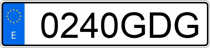 Numer rejestracyjny 0240GDG posiada FIAT SEDICI