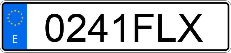 Numer rejestracyjny 0241FLX posiada ALFA ROMEO 147 Numer rejestracyjny 0241FLX posiada ALFA ROMEO 147