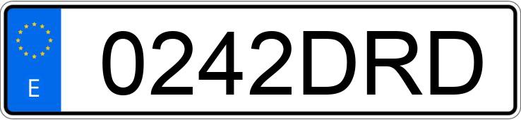 Numer rejestracyjny 0242DRD posiada OPEL ZAFIRA Numer rejestracyjny 0242DRD posiada OPEL ZAFIRA