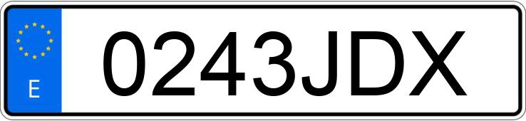 Numer rejestracyjny 0243JDX posiada DUCATI 899