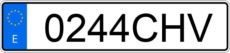 Numer rejestracyjny 0244CHV posiada VOLKSWAGEN PASSAT 1.9TDI 4MOTION 130 HIGH Numer rejestracyjny 0244CHV posiada VOLKSWAGEN PASSAT 1.9TDI 4MOTION 130 HIGH