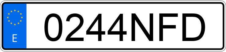 Numer rejestracyjny 0244NFD posiada VOLKSWAGEN CADDY MAXI Numer rejestracyjny 0244NFD posiada VOLKSWAGEN CADDY MAXI