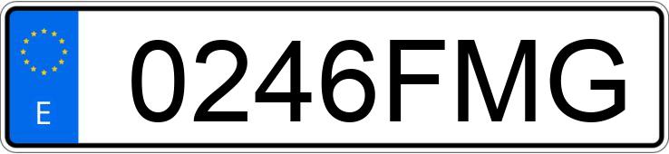 Numer rejestracyjny 0246FMG posiada HONDA CBR 600