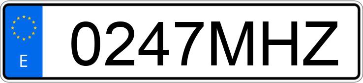 Numer rejestracyjny 0247MHZ posiada CUPRA LEON