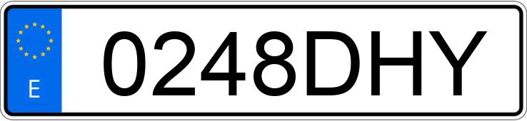 Numer rejestracyjny 0248DHY posiada OPEL VECTRA Numer rejestracyjny 0248DHY posiada OPEL VECTRA