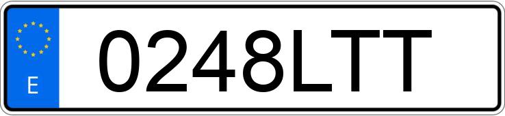 Numer rejestracyjny 0248LTT posiada KIA PICANTO