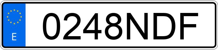 Numer rejestracyjny 0248NDF posiada MAXUS E DELIVER 3