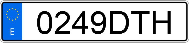 Numer rejestracyjny 0249DTH posiada CITROEN XSARA Numer rejestracyjny 0249DTH posiada CITROEN XSARA