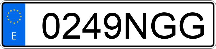 Numer rejestracyjny 0249NGG posiada RENAULT CLIO