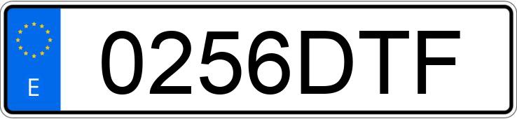 Numer rejestracyjny 0256DTF posiada ALFA ROMEO 147 Numer rejestracyjny 0256DTF posiada ALFA ROMEO 147