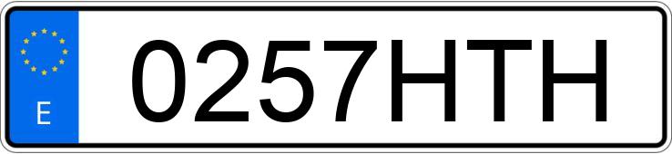 Numer rejestracyjny 0257HTH posiada VOLVO XC60