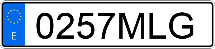 Numer rejestracyjny 0257MLG posiada MERCEDES C (204)