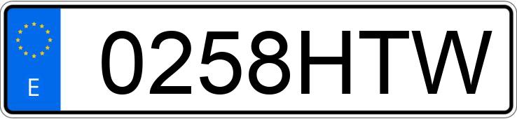 Numer rejestracyjny 0258HTW posiada NISSAN QASHQAI