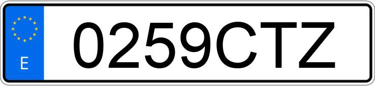 Numer rejestracyjny 0259CTZ posiada SEAT LEON Numer rejestracyjny 0259CTZ posiada SEAT LEON