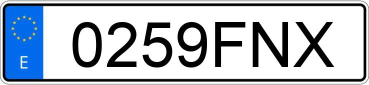 Numer rejestracyjny 0259FNX posiada PEUGEOT 407