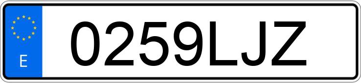 Numer rejestracyjny 0259LJZ posiada CITROEN C3
