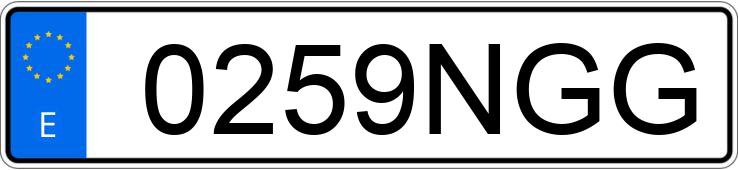 Numer rejestracyjny 0259NGG posiada AUDI S1