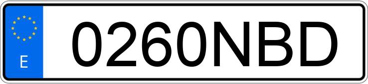 Numer rejestracyjny 0260NBD posiada RENAULT KADJAR