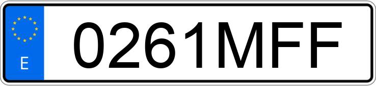 Numer rejestracyjny 0261MFF posiada VAUXHALL INSIGNIA