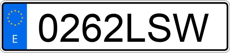 Numer rejestracyjny 0262LSW posiada MERCEDES S (222)