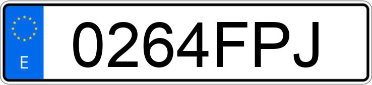 Numer rejestracyjny 0264FPJ posiada OPEL VECTRA Numer rejestracyjny 0264FPJ posiada OPEL VECTRA