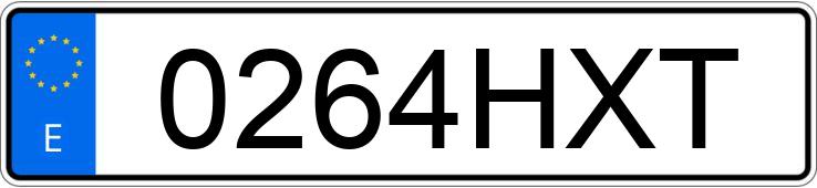 Numer rejestracyjny 0264HXT posiada CITROEN C4 CACTUS Numer rejestracyjny 0264HXT posiada CITROEN C4 CACTUS