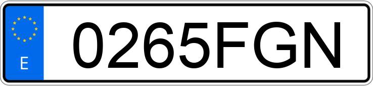 Numer rejestracyjny 0265FGN posiada SEAT LEON