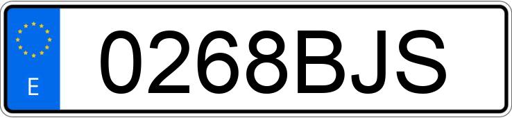 Numer rejestracyjny 0268BJS posiada RENAULT CLIO
